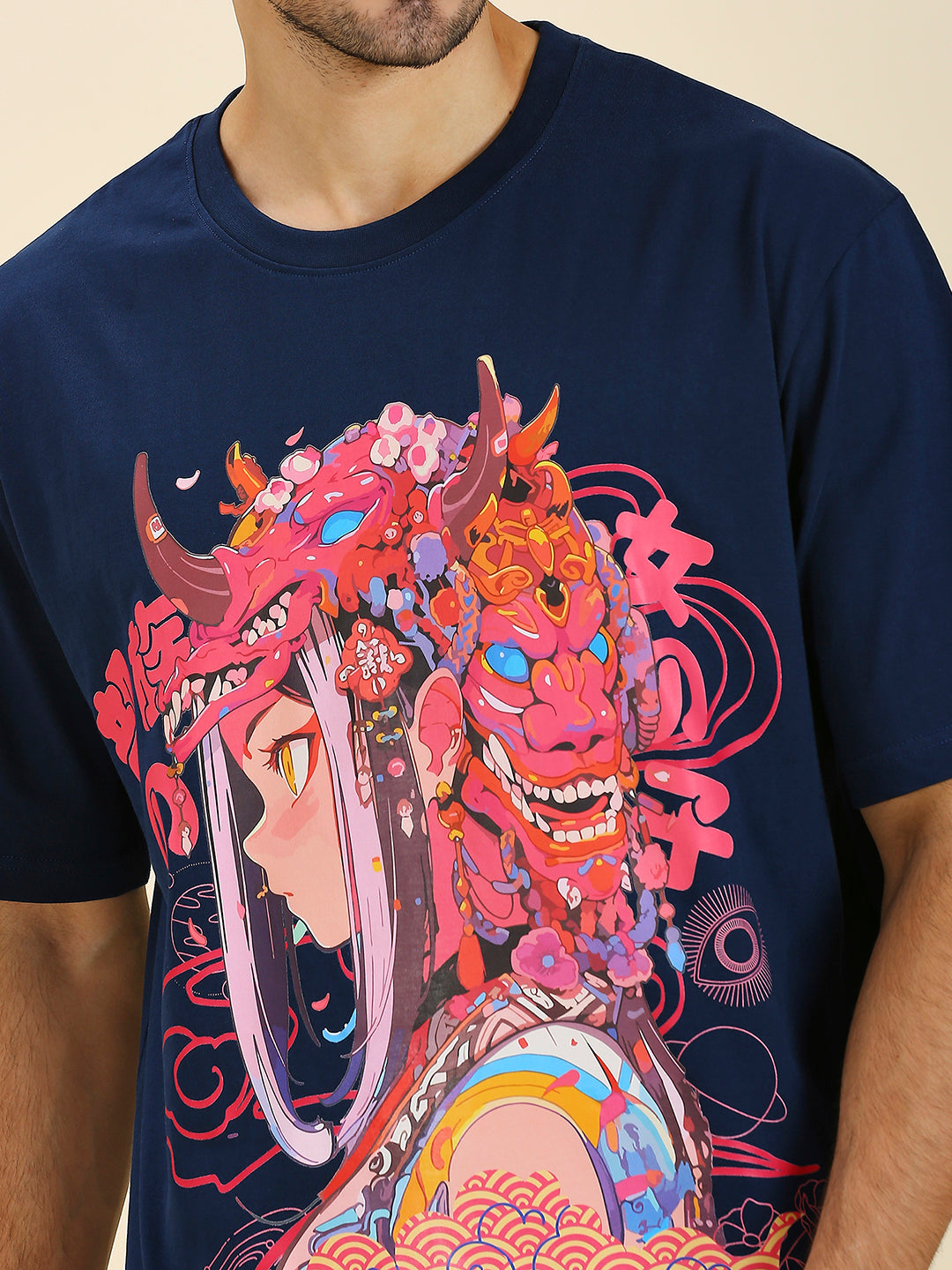 Aka Oni Hime (Crimson Demon Princess) Luxury Oversized T-Shirt