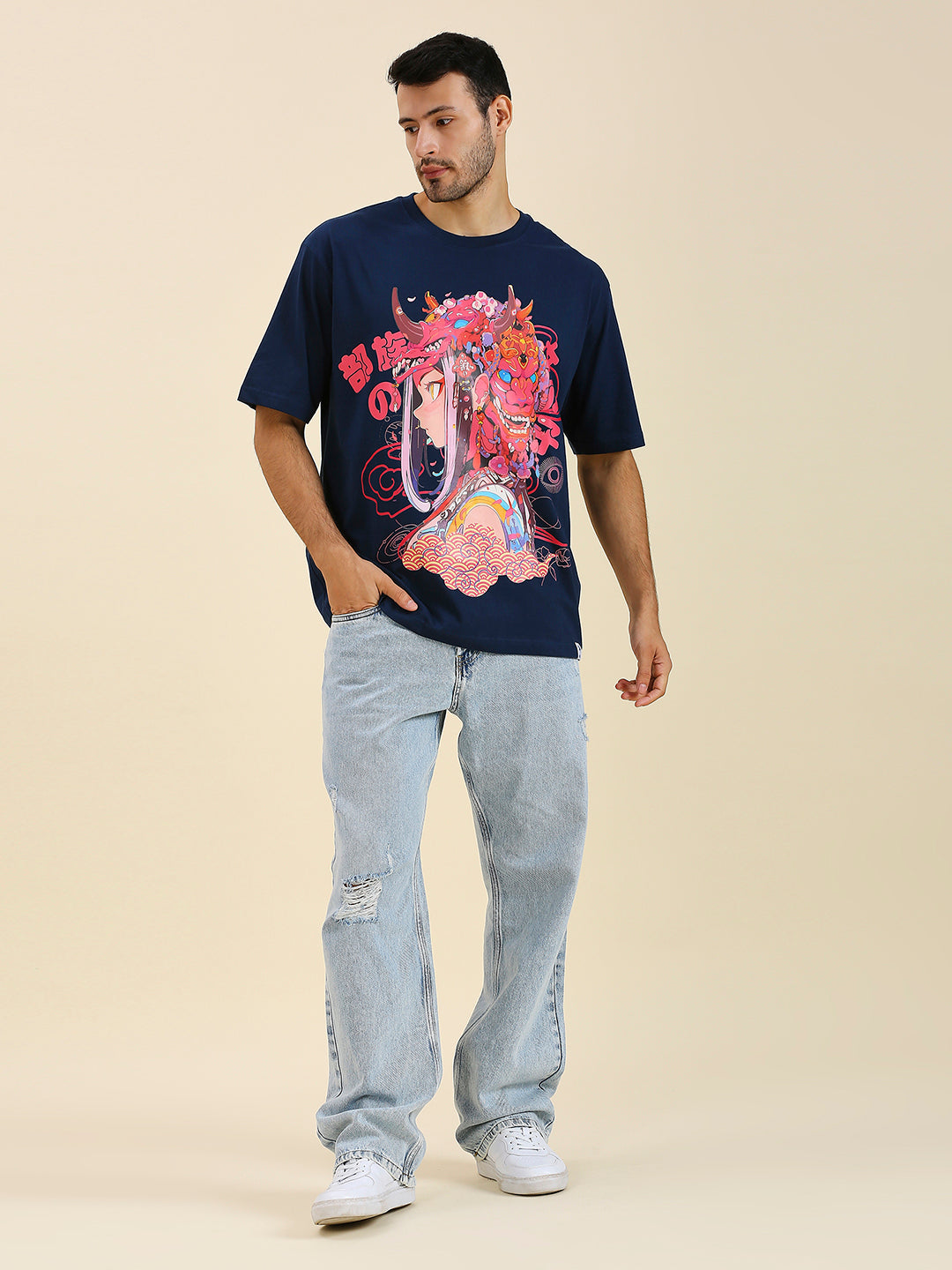 Aka Oni Hime (Crimson Demon Princess) Luxury Oversized T-Shirt