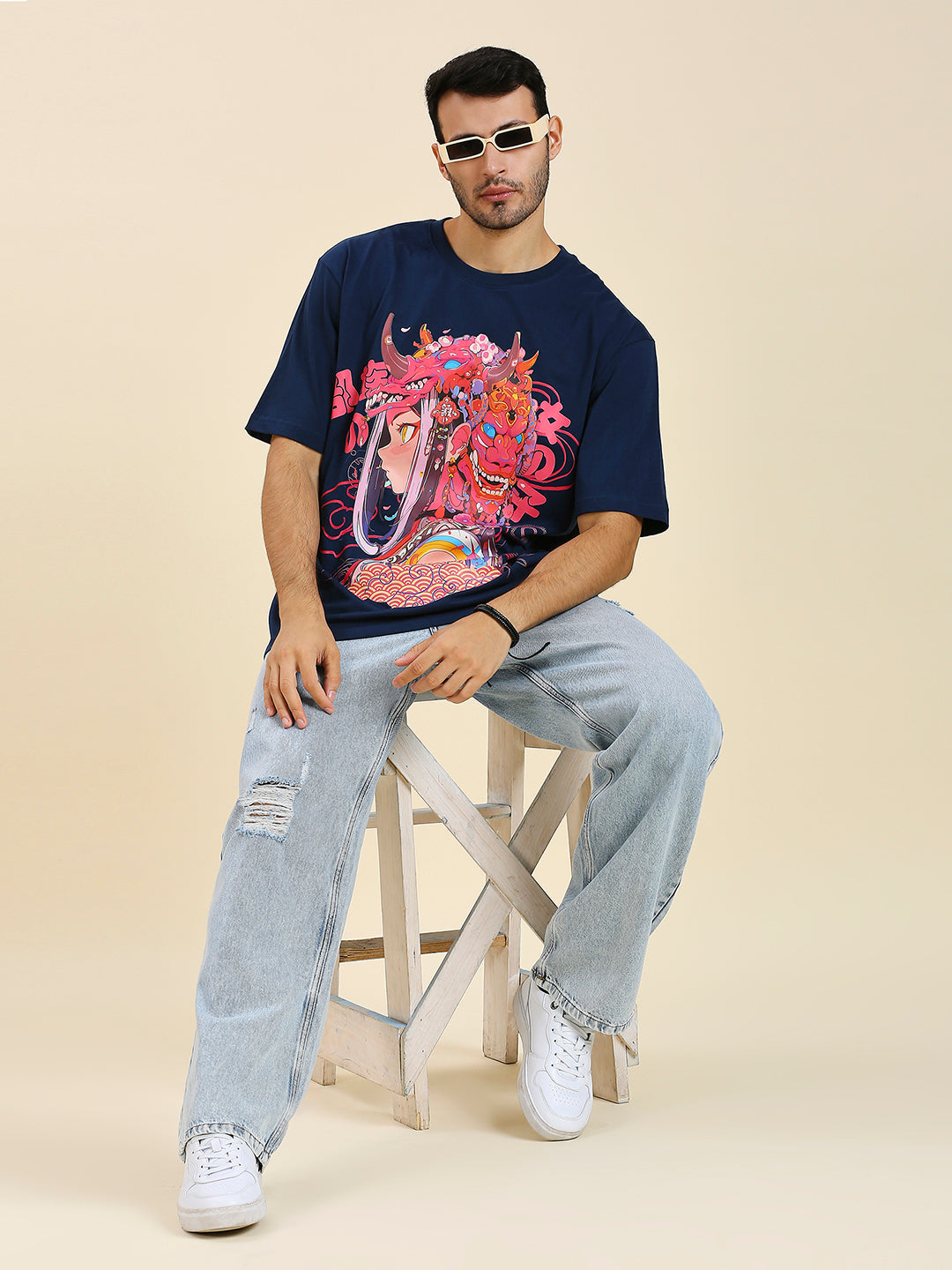 Aka Oni Hime (Crimson Demon Princess) Luxury Oversized T-Shirt