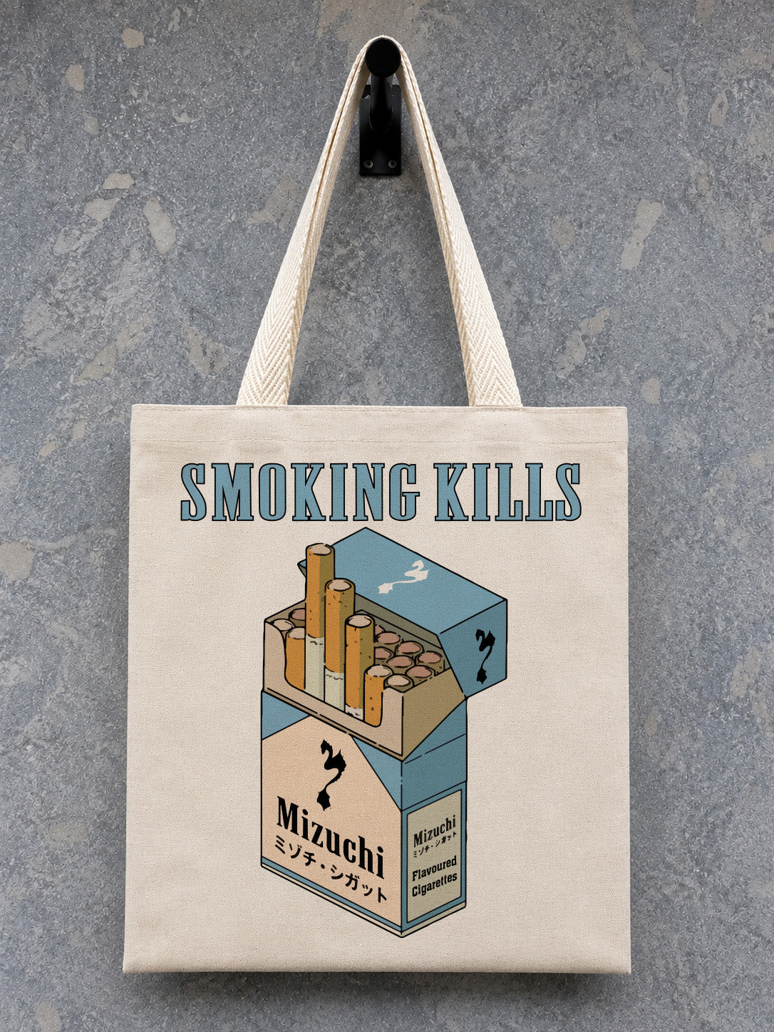 Smoking Kills Canvas Tote Bag