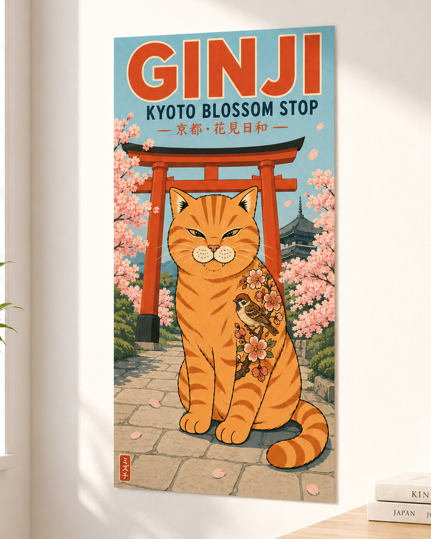Ginji Kyoto Blossom Poster