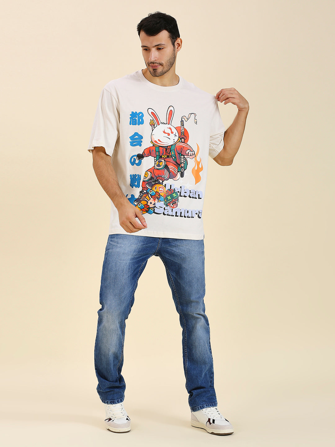 Usagi Ronin (Urban Samurai) Luxury Oversized T-Shirt