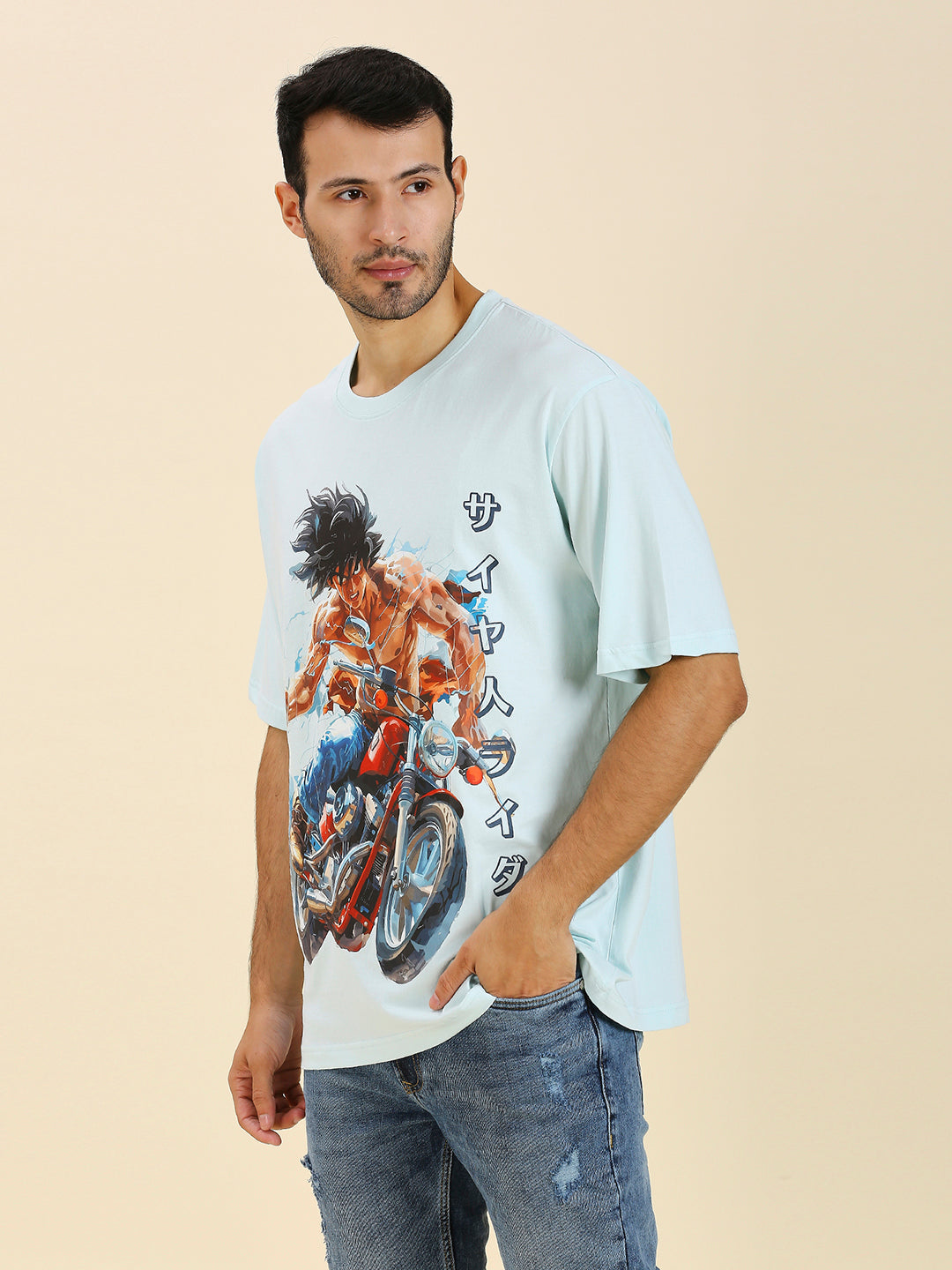 Sora Ryūjin (Sky Dragon Rider) Luxury Oversized T-Shirt