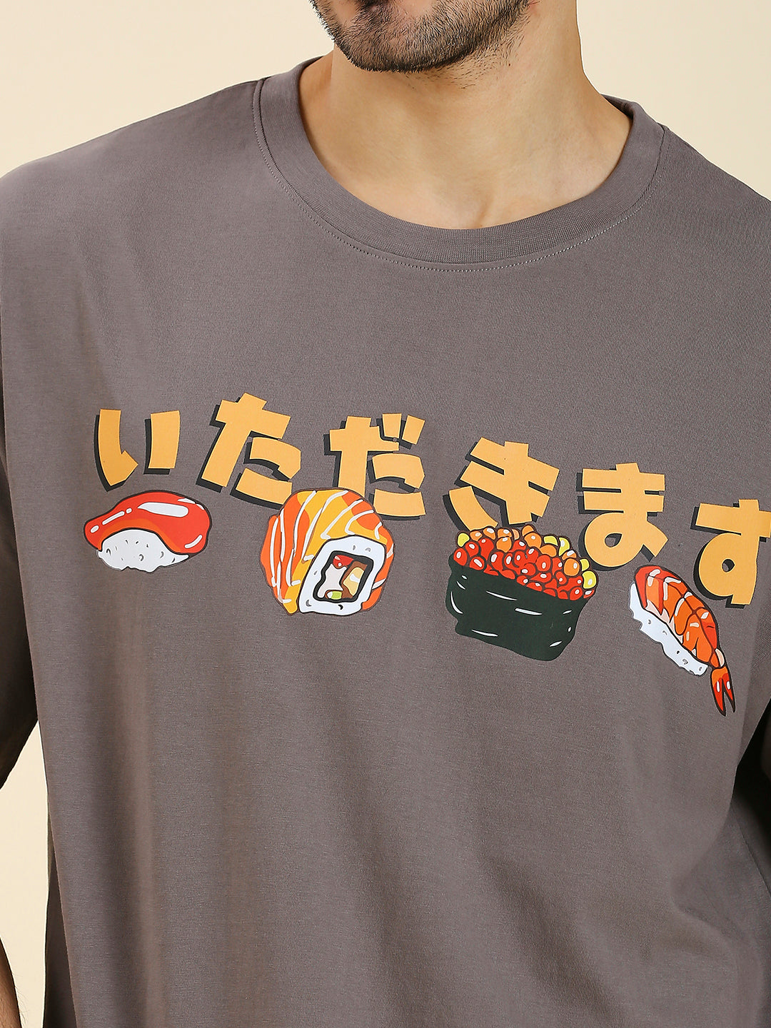 Kōsui Sushi (Elegant Sushi) Luxury Oversized T-Shirt