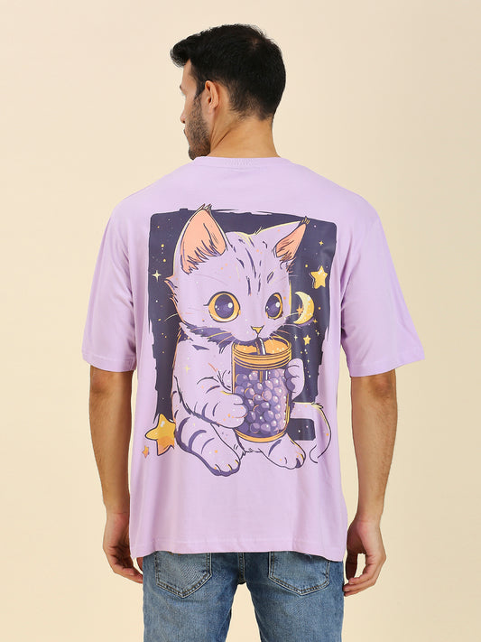 Boba Neko Luxury Oversized T-Shirt