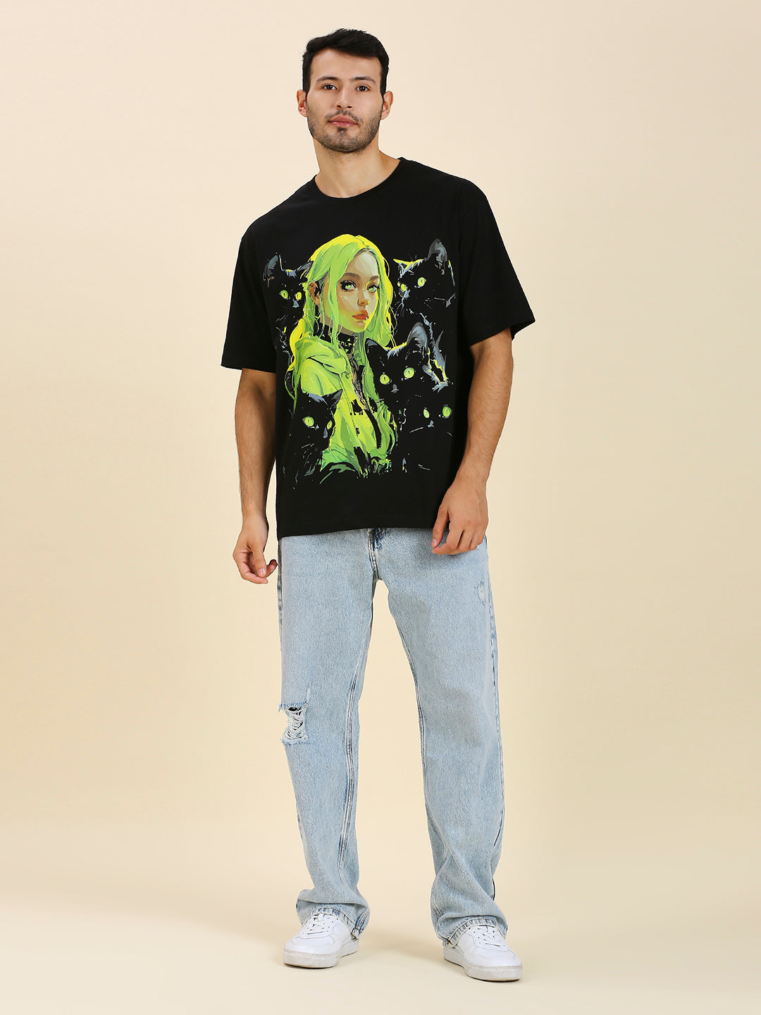 Neon Nightshade Luxury Oversized T-Shirt