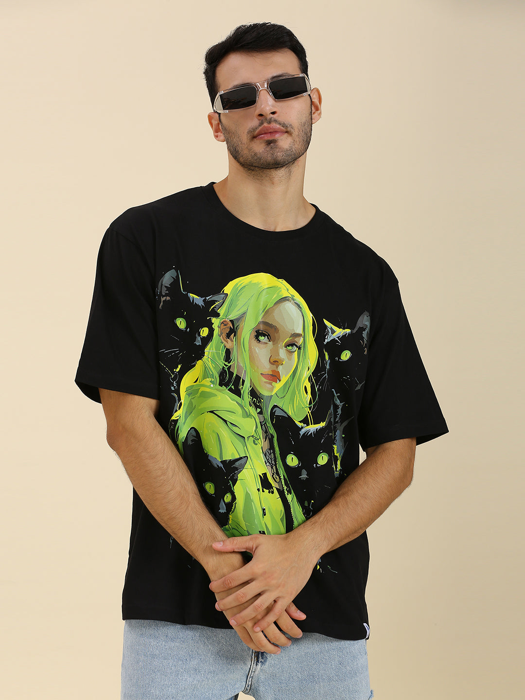 Neon Nightshade Luxury Oversized T-Shirt