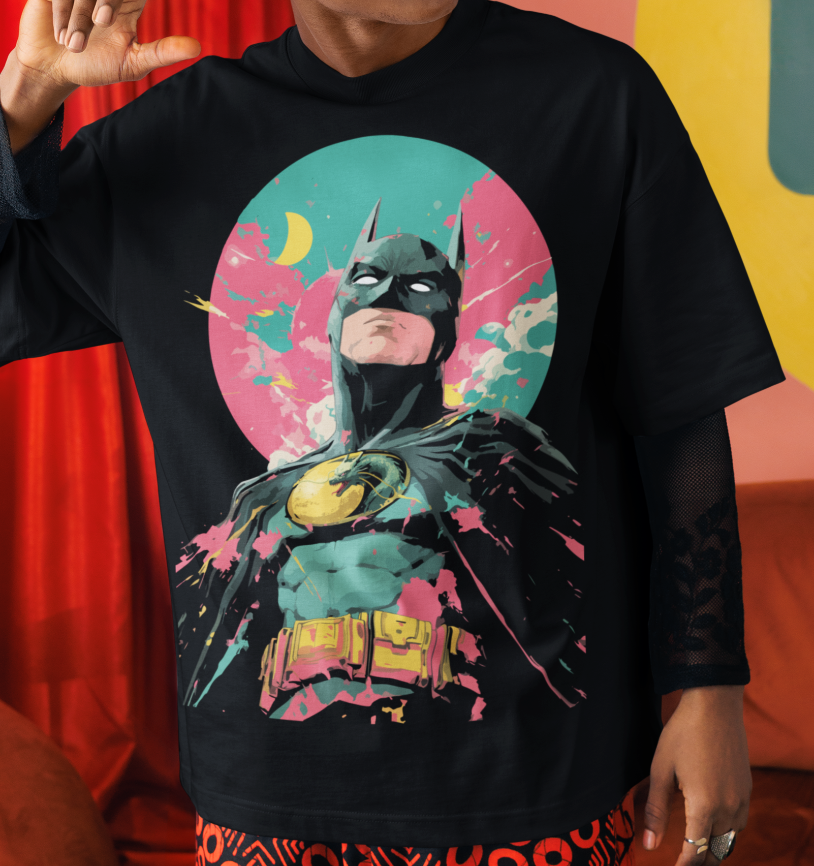 Dragon Man Oversized T-Shirt | Japanese Streetwear – MIZUCHI